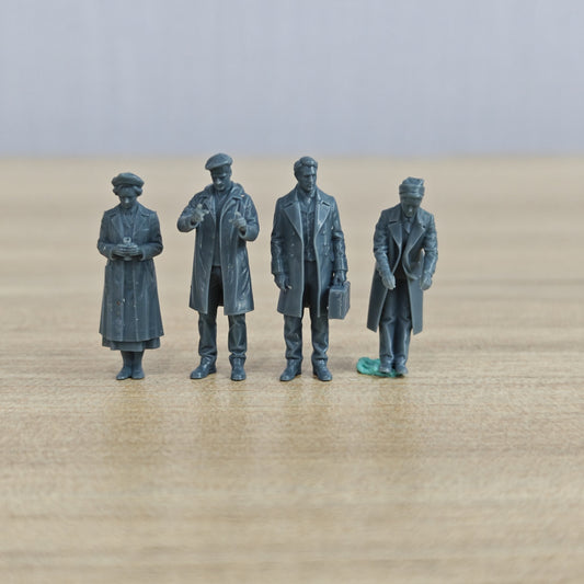 MRY-SFW LYTR1161 French Campaign Medical Staff 4 pcs – LCD 3D printed resin model kit, image 1