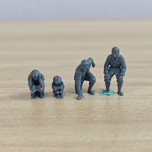 MRY-SFW LYTR1308 War of Resistance Against Japan Crouching t – LCD 3D printed resin model kit, image 1