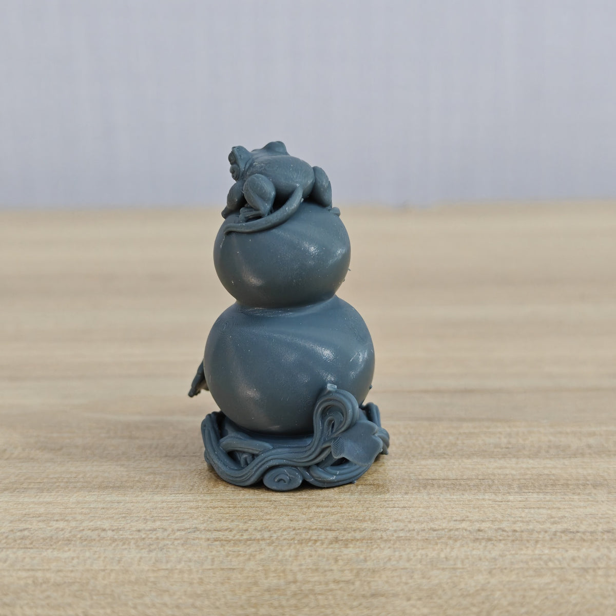 MRY-SFW LYTS1002 Golden Toad & Gourd Fortune Ornament – LCD 3D printed resin model kit, image 3