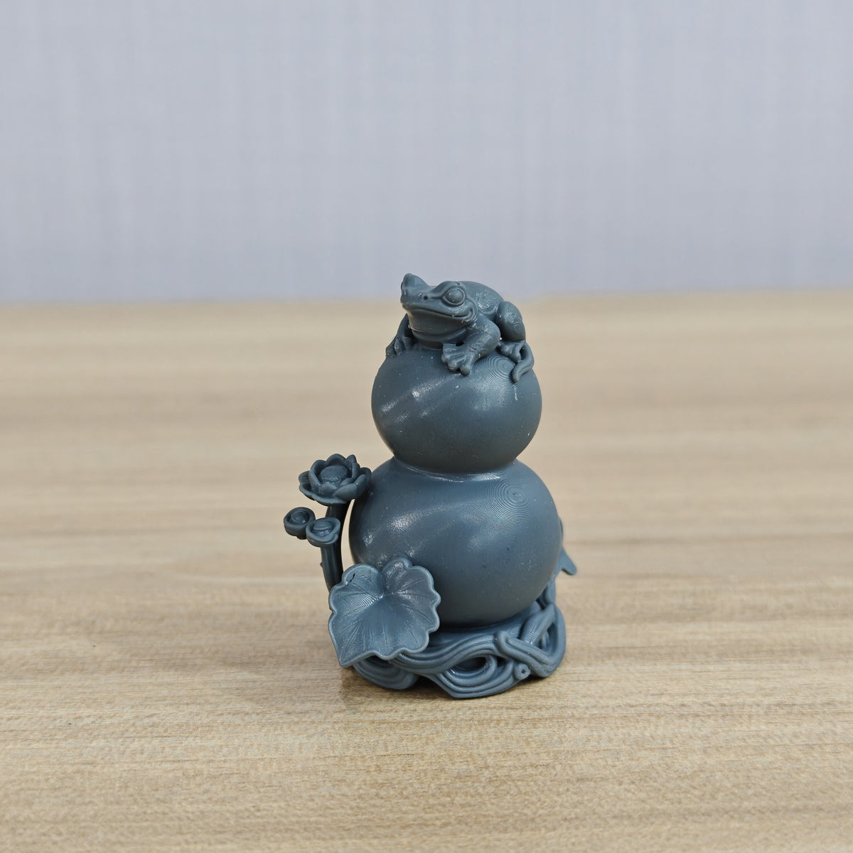 MRY-SFW LYTS1002 Golden Toad & Gourd Fortune Ornament – LCD 3D printed resin model kit, image 5