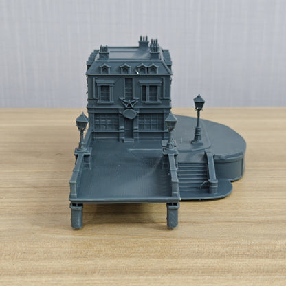 MRY-SFW LYTB1072 Vintage Diorama Scene Victorian Street Corner Set C 1/160
