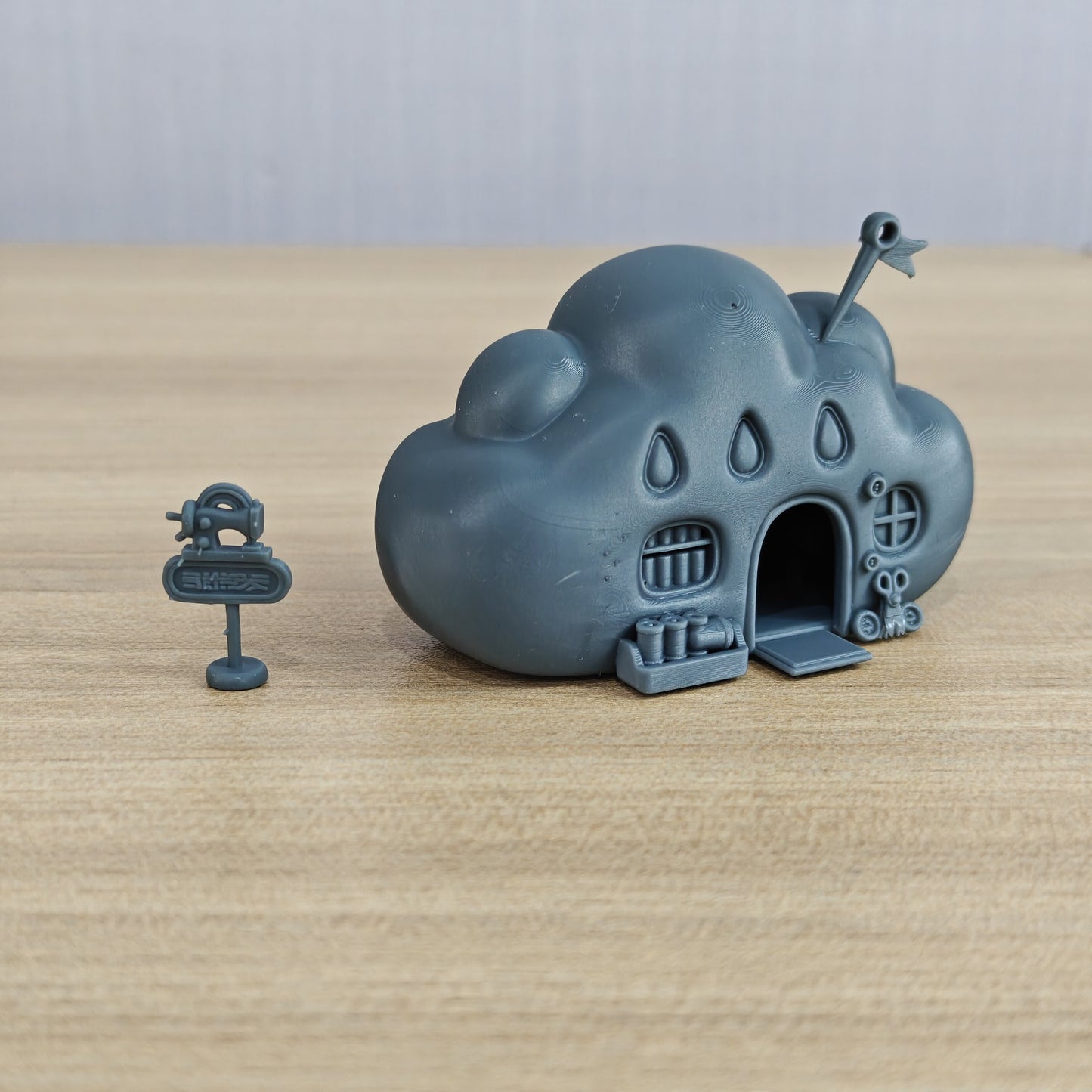 MRY-SFW LYTB1065 Cartoon Town Building ¨C Cloud Tailor Shop 1/160