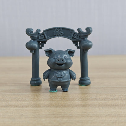 MRY-SFW LYTS987 Pig - Fortune Gate Welder – LCD 3D printed resin model kit, image 1