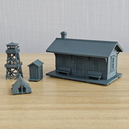 MRY-SFW LYT427 Lumber Mill Scenery ¨C Extra Building Parts