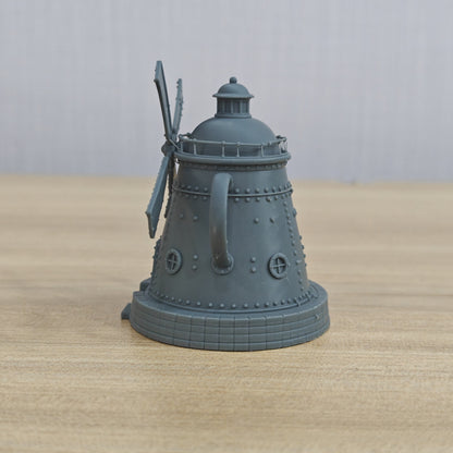Cartoon Town Building – Kettle Windmill House MRY-SFW LYTB1040