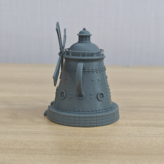 Cartoon Town Building – Kettle Windmill House MRY-SFW LYTB1040