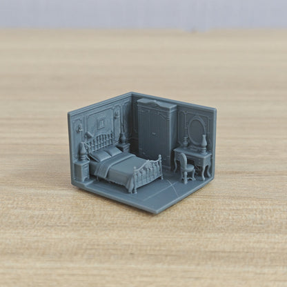 Vintage Diorama Scene Victorian Bedroom MRY-SFW LYTB1234