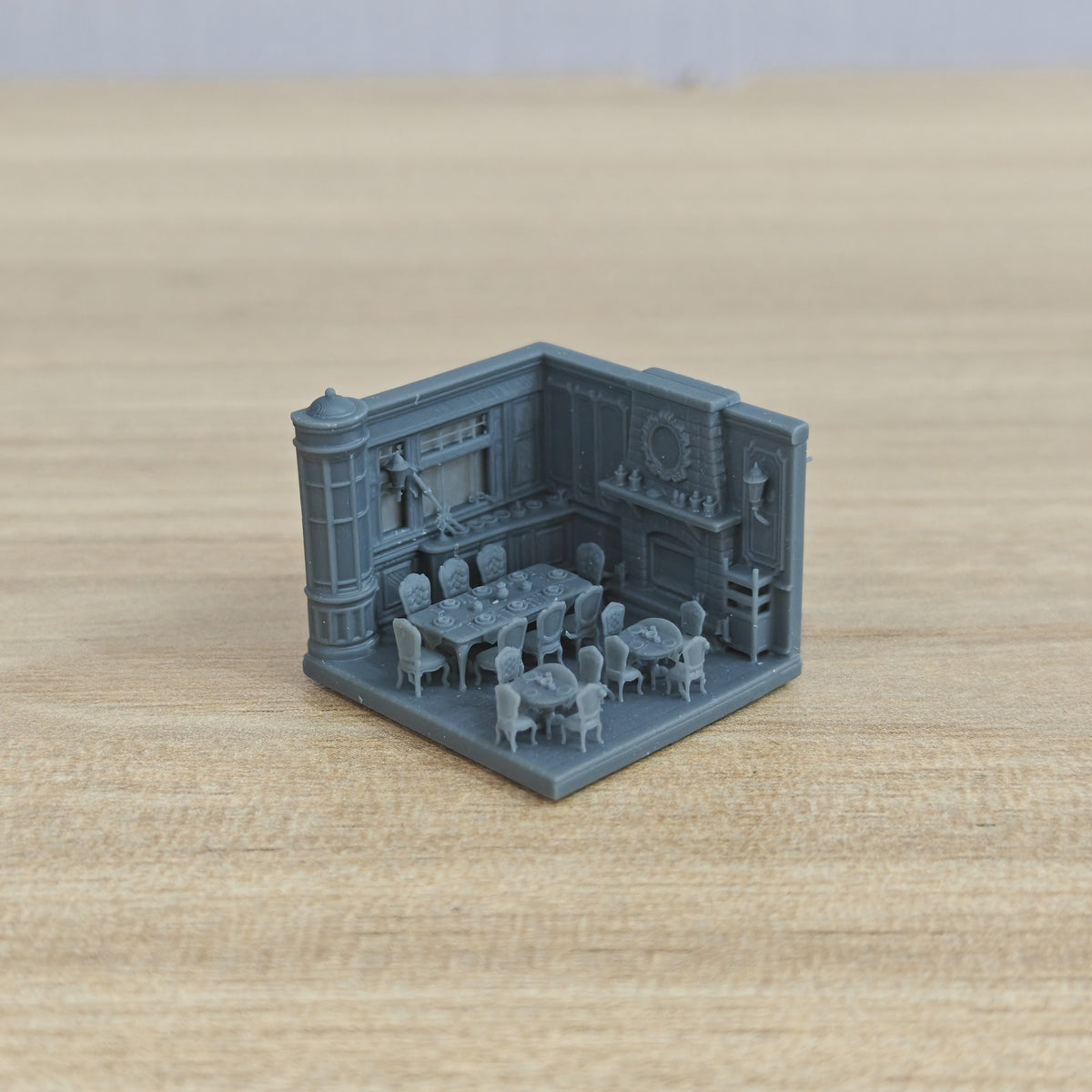 Vintage Diorama Scene Victorian Dining Hall MRY-SFW LYTB1098