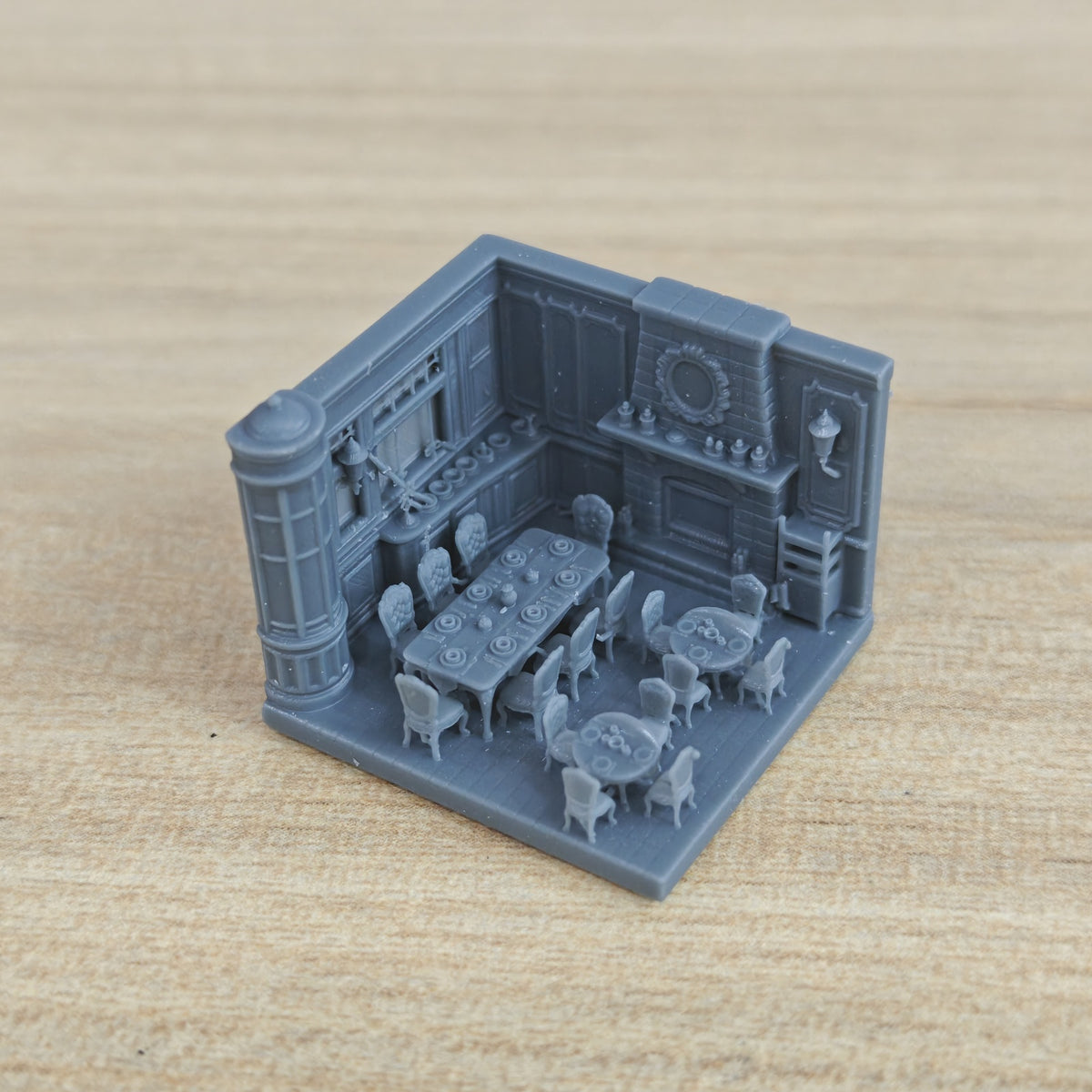 Vintage Diorama Scene Victorian Dining Hall MRY-SFW LYTB1098