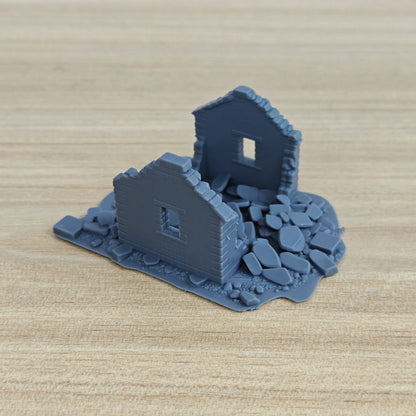Ruined Building Series – Complete Residential Ruins A MRY-SFW LYTB1261
