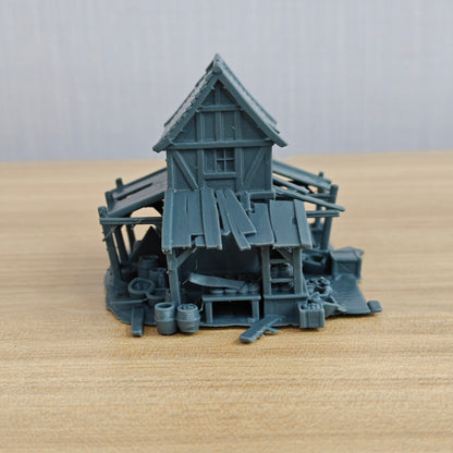 Ruined Building Series – Wrecked Market Stall B MRY-SFW LYTB1282