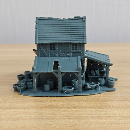 Ruined Building Series – Wrecked Market Stall B MRY-SFW LYTB1282