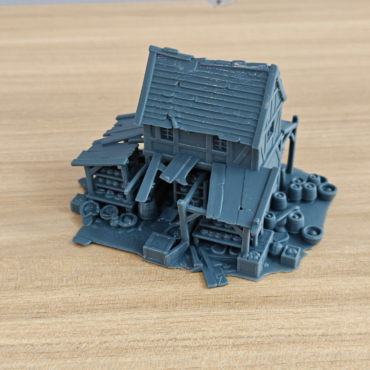 Ruined Building Series – Wrecked Market Stall B MRY-SFW LYTB1282