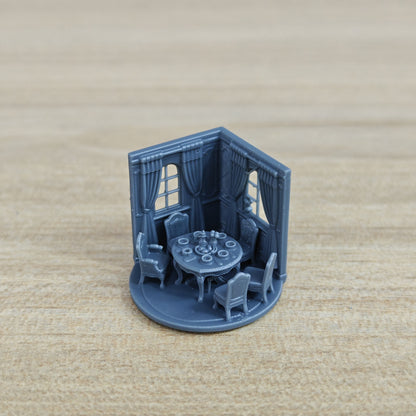 Vintage Diorama Scene Victorian Breakfast Room MRY-SFW LYTB1237