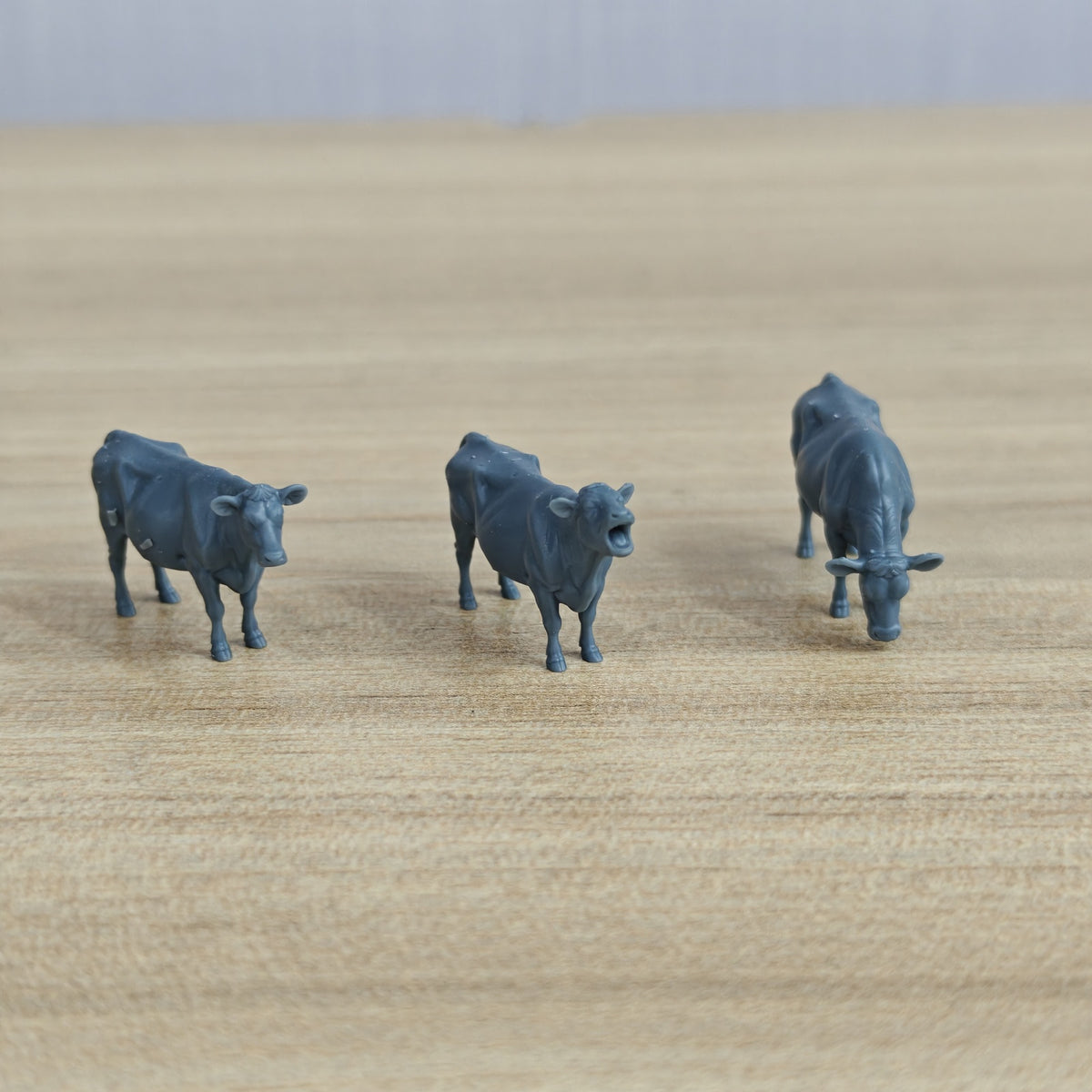 Farm Cattle Model 3 pcs Miniature Car Diorama Figures Scene Props Accessories Resin MRY-SFW LYTR836