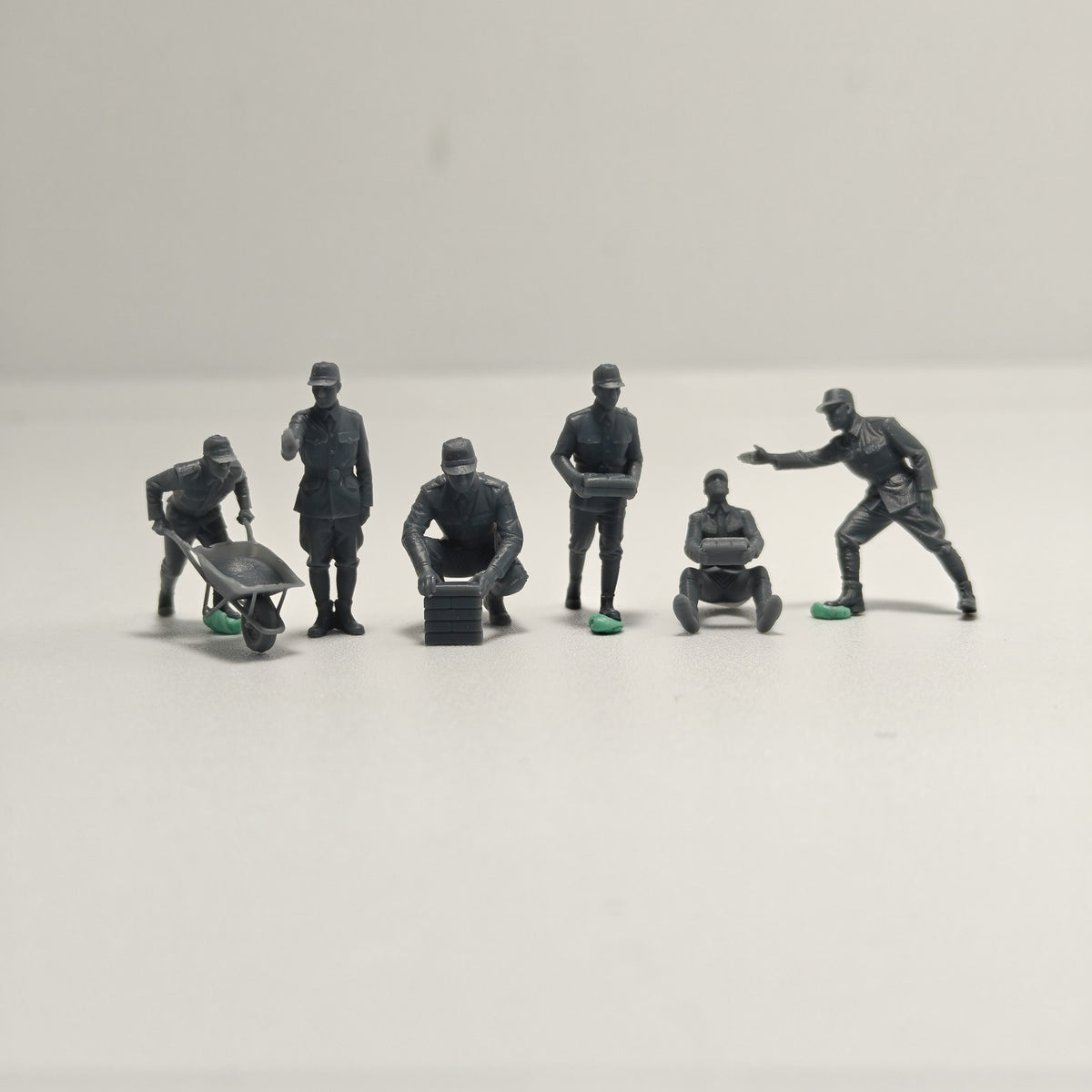 Historical WWII Japanese Army Six-Person Construction Site Carrying Group MRY-SFW LYGR612