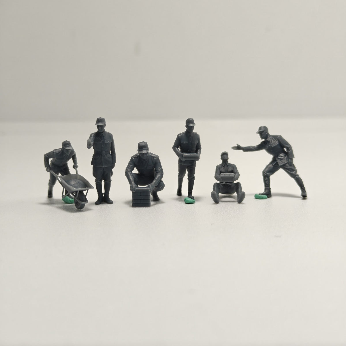 Historical WWII Japanese Army Six-Person Construction Site Carrying Group MRY-SFW LYGR612