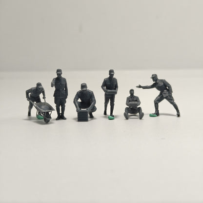 Historical WWII Japanese Army Six-Person Construction Site Carrying Group MRY-SFW LYGR612
