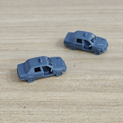 3D Printed Damaged Classic Taxi Post-Apocalyptic Wargame Miniature MRY-SFW LYTA200