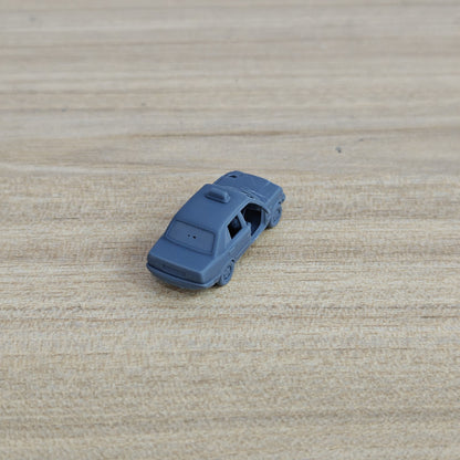 3D Printed Damaged Classic Taxi Post-Apocalyptic Wargame Miniature MRY-SFW LYTA200
