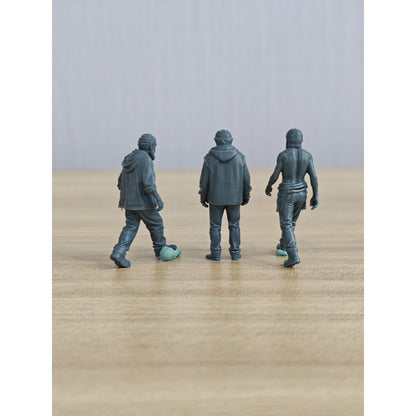 Unpainted Urban Professional Miniatures 5-Pack | For City Diorama & Hobby Painting Miniatures Diorama Resin Figures MRY-SFW LYTR330