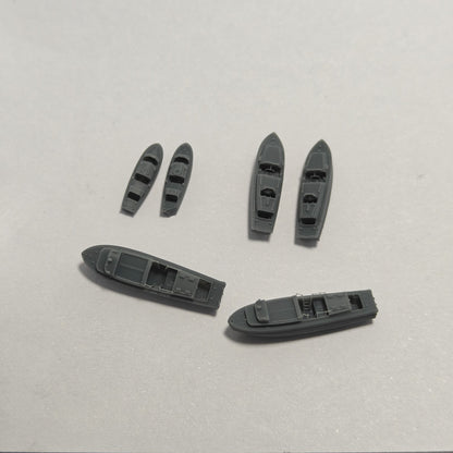 Royal Navy Life Boats 3 styles 2 sets Type A MRY-SFW LY003A 1/700(350,200,144) Model Upgrade Parts