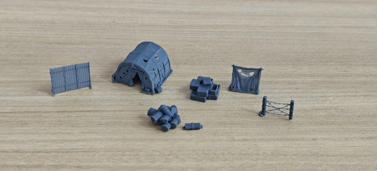 Camp Garrison Scenery · Outpost Fortification Sundries Kit MRY-SFW LYT537