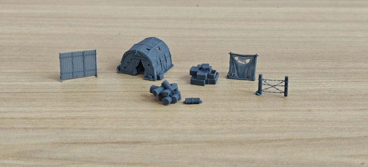 Camp Garrison Scenery · Outpost Fortification Sundries Kit MRY-SFW LYT537