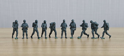 WWII Soldiers Action Figures Set of 12 Resin MRY-SFW LYTD046