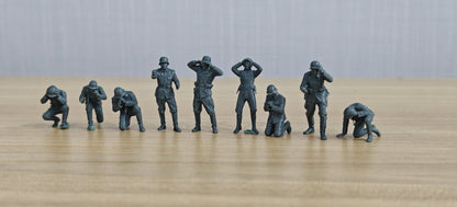 WWII POW Surrender Figures Set of 10 Resin MRY-SFW SSTR868