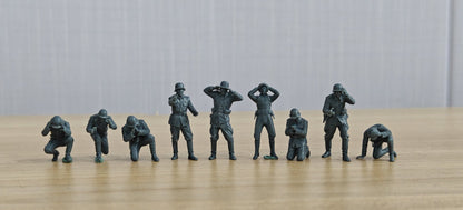 WWII POW Surrender Figures Set of 10 Resin MRY-SFW SSTR868