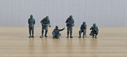 WWII German Soldiers Figures Set of 6 Resin MRY-SFW LYTD047