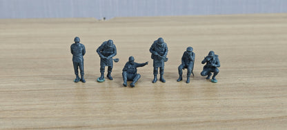 WWII German Soldiers Figures Set of 6 Resin MRY-SFW LYTD047