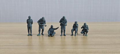 WWII German Soldiers Figures Set of 6 Resin MRY-SFW LYTD047