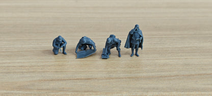Korean War Battle of Chosin Reservoir USMC Stretcher Evacuation Prep 4-Man Team MRY-SFW SSTR636