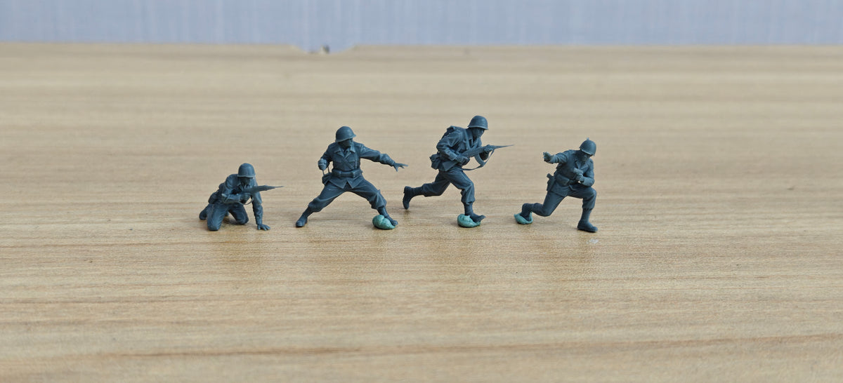 Korean War Incheon Landing US Marine Corps Urban Combat 4-Man Team MRY-SFW SSTR606