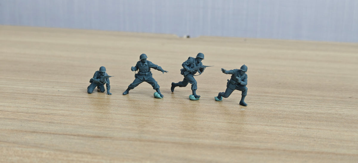 Korean War Incheon Landing US Marine Corps Urban Combat 4-Man Team MRY-SFW SSTR606