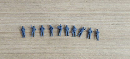 Miniature Figures Modern US Army Aviation Ground Crew Sand Table Model Character Accessories MRY-SFW LYFF043