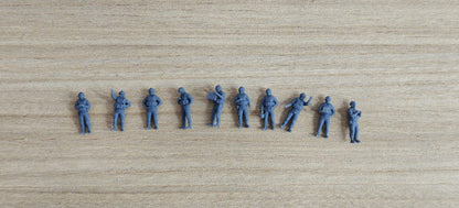 Miniature Figures Modern US Army Aviation Ground Crew Sand Table Model Character Accessories MRY-SFW LYFF043