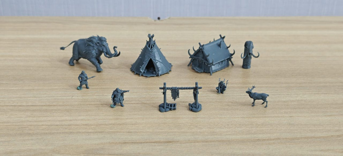 Prehistoric Tundra Mammoth‑Hunting Tribe MRY-SFW LYTD066