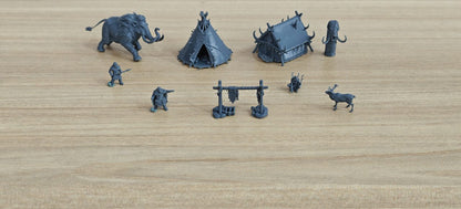 Prehistoric Tundra Mammoth‑Hunting Tribe MRY-SFW LYTD066