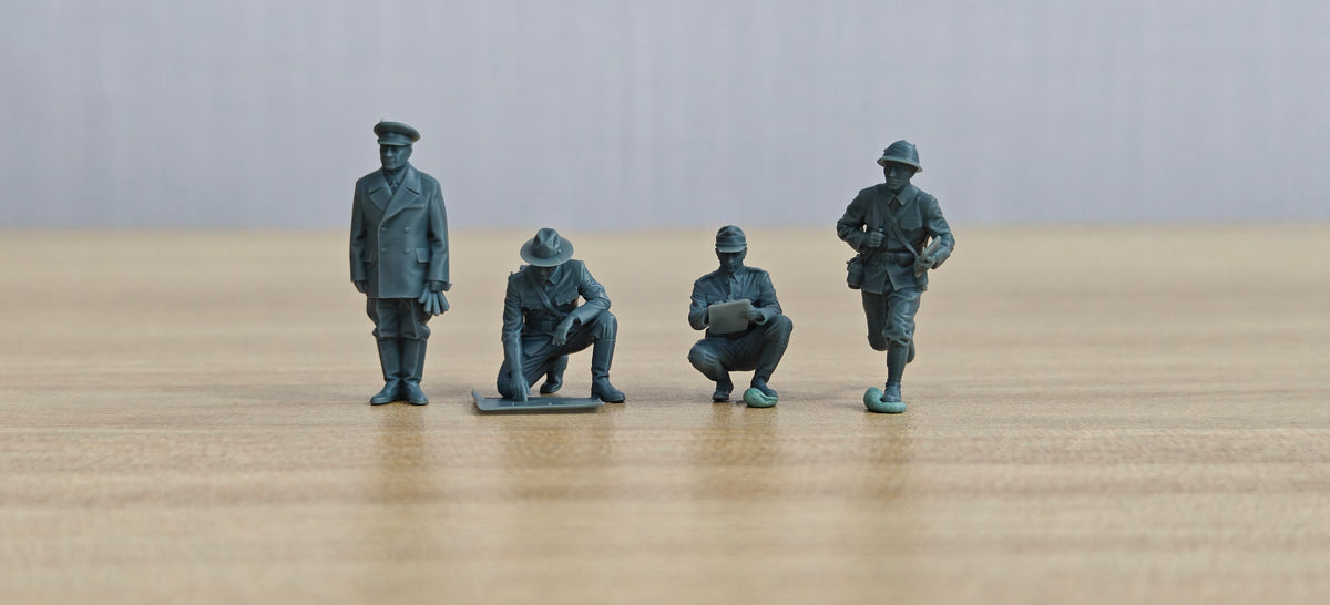 Korean War KPA Senior Command 4-Man Team MRY-SFW SSTR637