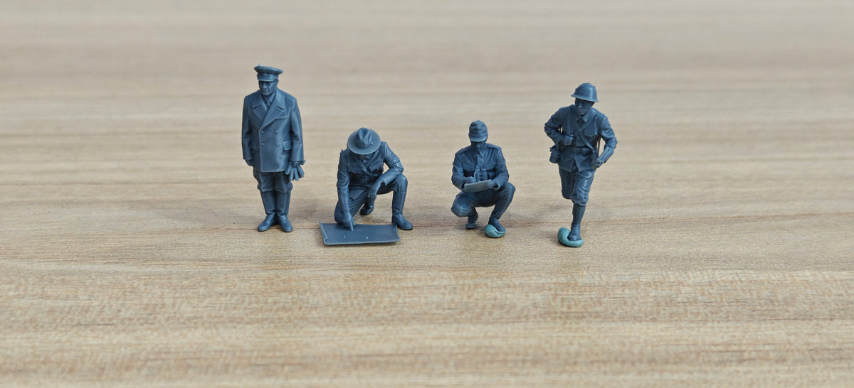 Korean War KPA Senior Command 4-Man Team MRY-SFW SSTR637