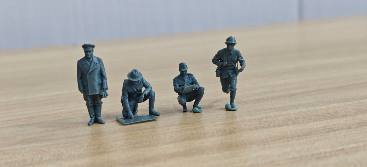 Korean War KPA Senior Command 4-Man Team MRY-SFW SSTR637