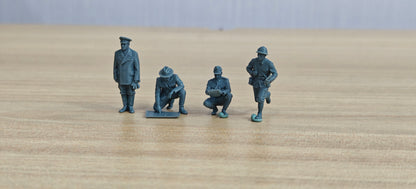 Korean War KPA Senior Command 4-Man Team MRY-SFW SSTR637