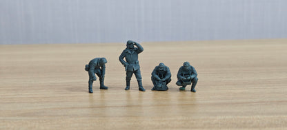 Korean War Battle of Chosin Reservoir Sherman Crew Character Snowfield Maintenance 4-Man Team MRY-SFW SSTR634