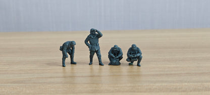Korean War Battle of Chosin Reservoir Sherman Crew Character Snowfield Maintenance 4-Man Team MRY-SFW SSTR634