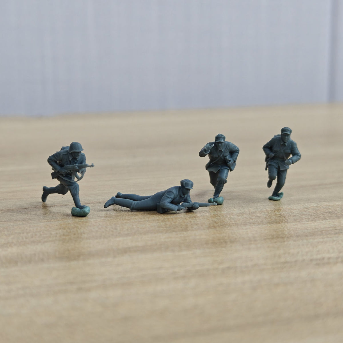 Korean War Battle of Chosin Reservoir Company-Level Commander Moving Assault Coordination 4-Man Team MRY-SFW SSTR635