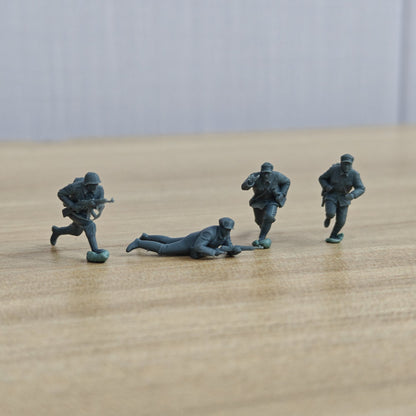 Korean War Battle of Chosin Reservoir Company-Level Commander Moving Assault Coordination 4-Man Team MRY-SFW SSTR635