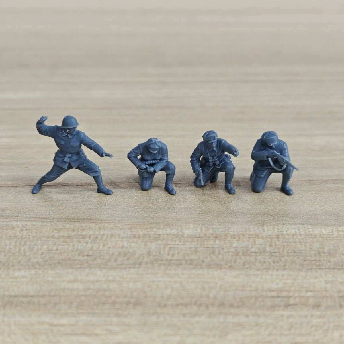 Korean War Battle of Triangle Hill Volunteer Army Crouching Reload Support 4-Man Team MRY-SFW SSTR599